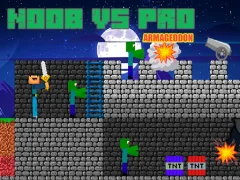 Joc Noob vs Pro Armageddon en línia
