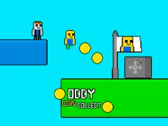 Joc Obby vs Bacon Rainbow Parkour en línia