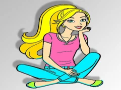 Joc Barbie Coloring en línia
