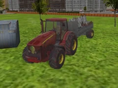 Joc 3D city tractor garbage sim en línia