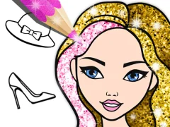 Joc Fashion Coloring Book Glitter en línia