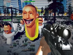 Joc Sniper Survival Skibidi Toilet en línia
