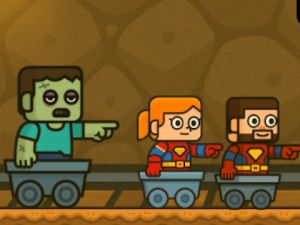 Joc 2 jugadors Blockminer Escape  en línia