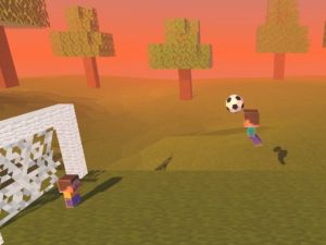 Joc Bloqueja el futbol de capçalera en línia