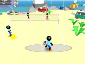 Joc Voleibol de platja de Stickman en línia
