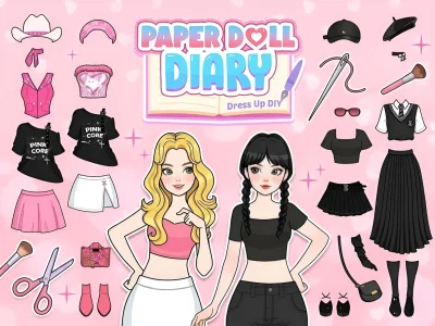 Joc Paper Doll Diary: Dress Up DIY en línia