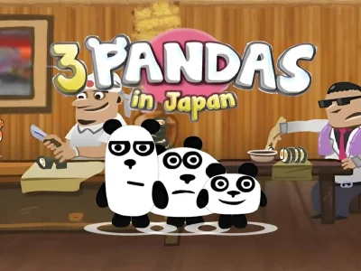 Joc 3 Pandas In Japan HTML5 en línia