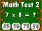 Joc Math Test 2 en línia