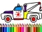 Joc Back To School: Truck Coloring Book en línia
