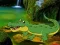 Joc Crocodile Waterfalls Forest Escape en línia