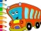 Joc Coloring Book: Bus en línia