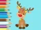 Joc Coloring Book: Cute Christmas Reindeer en línia