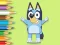 Joc Coloring Book: Happy Bluey en línia