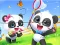 Joc Jigsaw Puzzle: Baby Panda Spring Outing en línia