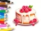 Joc Coloring Book: Berry Cake en línia