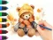 Joc Coloring Book: Autumn Bear en línia