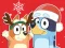 Joc Jigsaw Puzzle: Bluey Christmas Gift en línia