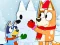 Joc Jigsaw Puzzle: Bluey Christmas Snowman en línia