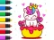 Joc Coloring Book: Unicorn Cupcake en línia