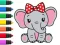 Joc Coloring Book: Elephant en línia