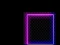 Joc Neon square Rush en línia