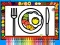 Joc Color and Decorate Dinner Plate en línia