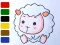 Joc Baby sheep ColoringBook en línia