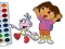 Joc Dora The Explorer Coloring Book en línia