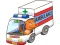 Joc Cartoon Ambulance Puzzle en línia