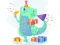 Joc Dino Party Jigsaw en línia