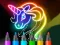 Joc Learn to Draw Glow Cartoon en línia