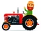 Joc Cartoon Farm Traktors en línia