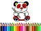 Joc Back To School: Panda Coloring en línia