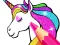 Joc Unicorn Coloring Book Glitter en línia