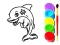 Joc Dolphin Coloring Book en línia