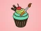 Joc Yummy Cupcake Coloring en línia