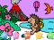 Joc Color By Code Volcano Hedgehog en línia
