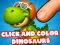 Joc Click And Colors Dinosaurs en línia