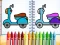 Joc Cute Bike Coloring Book en línia