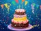 Joc Birthday cake puzzle en línia