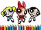 Joc PowerPuff Girls Coloring Book en línia