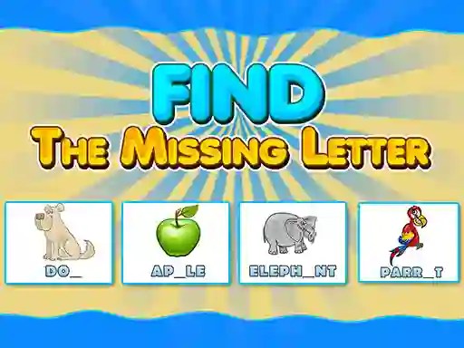 Joc Find The Missing Letter en línia