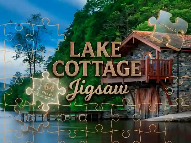Joc Lake Cottage Jigsaw en línia