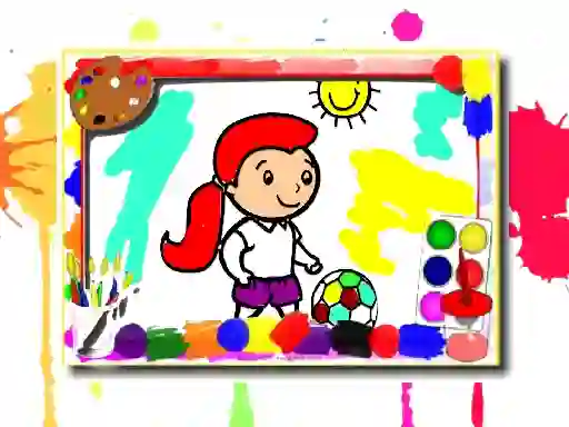 Joc Football Coloring Book en línia