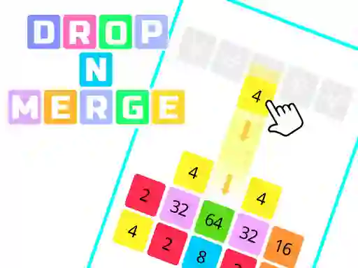 Joc Drop N Merge Blocks en línia