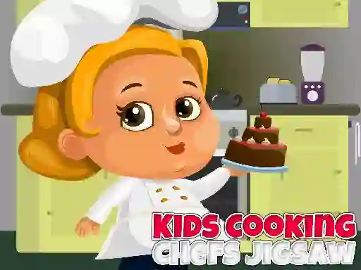 Joc Kids Cooking Chefs Jigsaw en línia