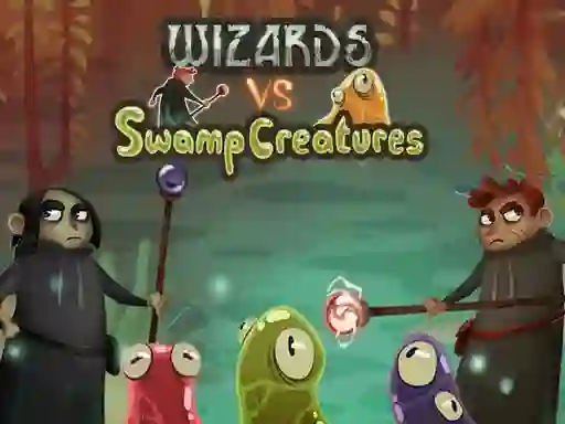 Joc Wizards vs swamp creatures en línia