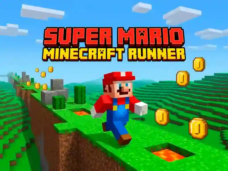 Joc Super Mario MineCraft Runner en línia