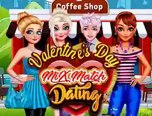 Joc Valentines Day Mix Match Dating en línia