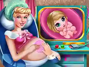 Joc Cinderella Pregnant Check-Up en línia